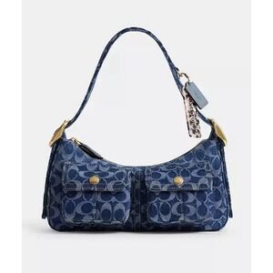 Coach Coachtopia Cargo Shoulder Bag In Signature Denim CCX90